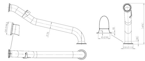 Pipe for DAF