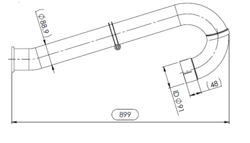 Pipe for DAF