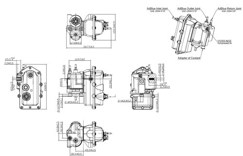 DEF Doser for Detroit Diesel, Air-Assisted