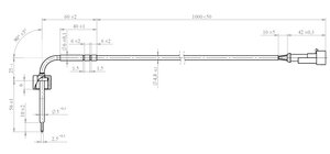 Temperature Sensor w. AMP Connector