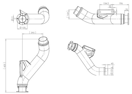 Pipe for MAN