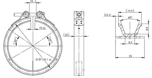 Clamp for MAN