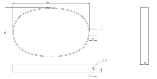 ACCESSOIRE SANGLE FIXATION-MERCEDES-NEOPLAN-674.491.4541