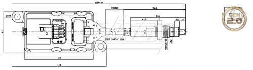 NOx Sensor for Mercedes (Post SCR)