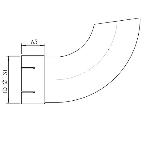 Pipe for Mercedes