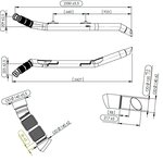 TUBE AVANT-MERCEDES-932.490.0419