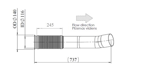 Pipe for Mercedes