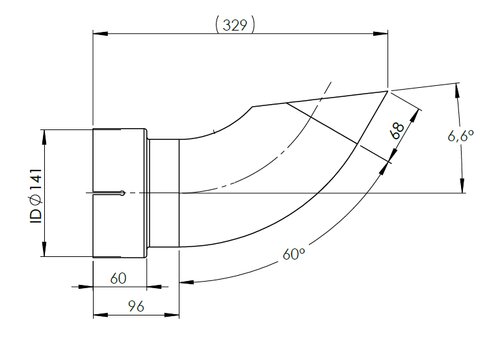 Pipe for Mercedes