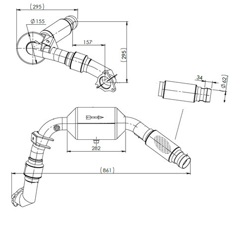 Catalytic Converter for Mercedes