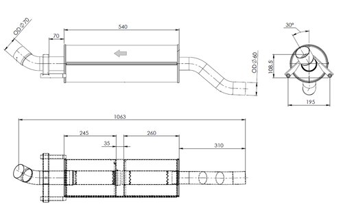 Silencer for Mercedes