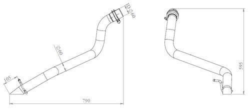 TUBE ARRIERE-MERCEDES-639.490.3481