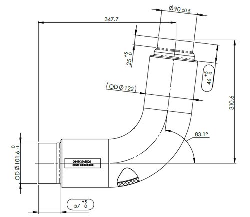 Pipe for Mercedes
