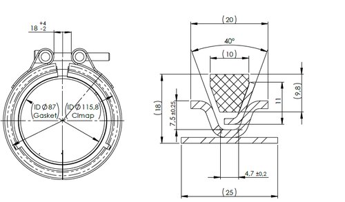 V-Clamp for Mercedes