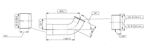 Exhaust Pipe for Peterbilt