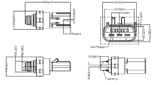 Pressure Sensor for Cummins