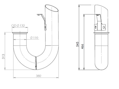 Pipe for Renault/Volvo