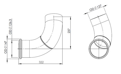 Pipe for Renault