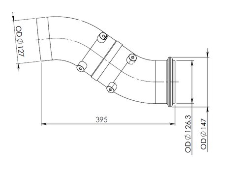 Pipe for Renault