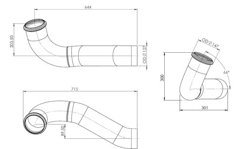 Pipe for Renault