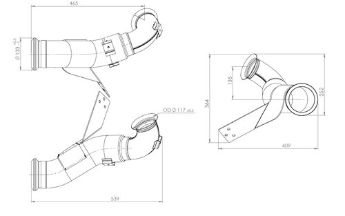 Pipe for Renault/Volvo