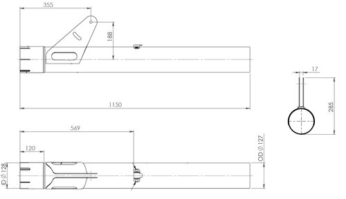 TUBE ARRIERE-SCANIA-1722409