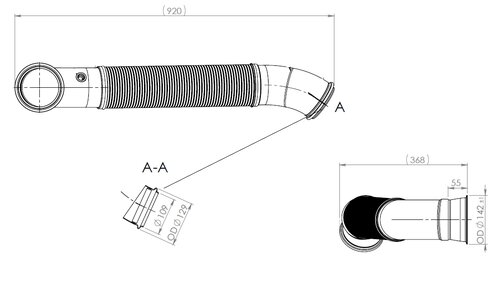 Pipe for Scania