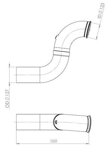 Pipe for Scania