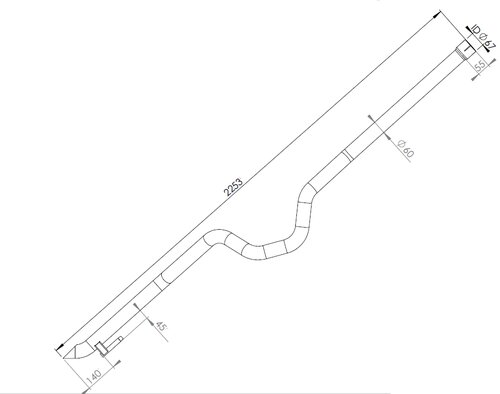 Pipe for Mercedes/Volkswagen