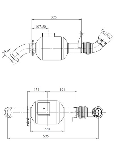 Silencer for Volkswagen