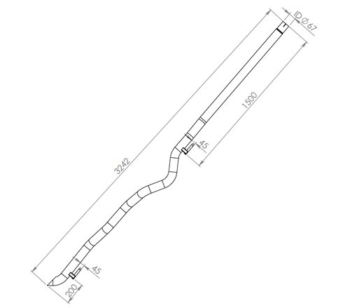 Pipe for Mercedes/Volkswagen