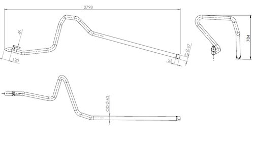 Pipe for Mercedes/Volkswagen