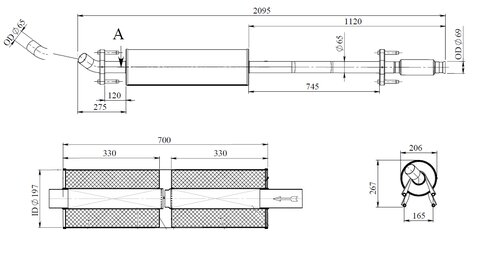 Silencer for Volkswagen