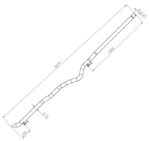 Pipe for Mercedes/Volkswagen