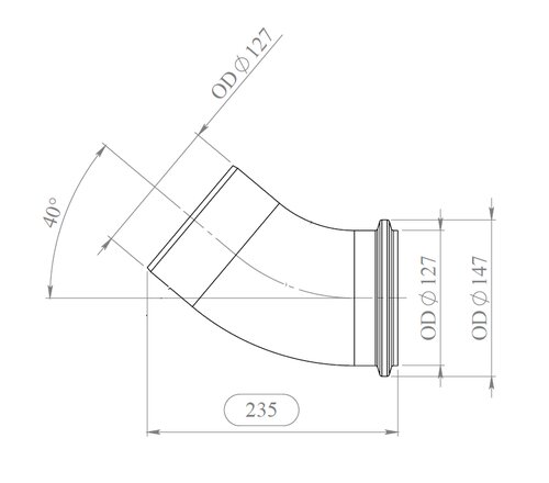 Pipe for Volvo