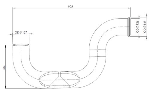 Pipe for Renault/Volvo