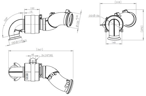 Pipe for Volvo