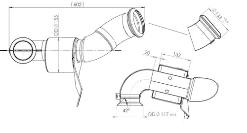 Pipe for Volvo