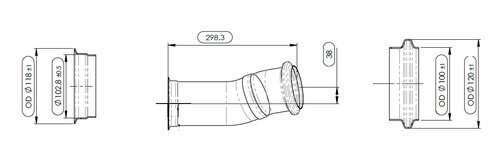 Insulated Exhaust Pipe for Volvo
