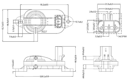 Pressure Sensor for Volvo