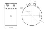 FlexJoiner Clamp, Ø=121.1 / L=75, ALU