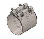 FlexJoiner Clamp, Ø=77.1 / L=75, ALU