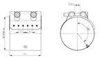 FlexJoiner Clamp, Ø=77.1 / L=75, ALU