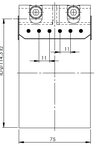 ButtFit Flat Clamp, Ø=114.3 / L=75 mm, INOX