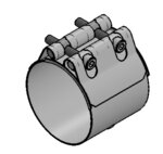 FlexJoiner Clamp, Ø=81 / L=75, ALU