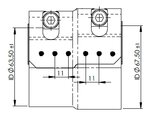 FlexFit Clamp, Ø=63,5-67 / L=75 mm, INOX