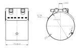 FlexJoiner Clamp, Ø=88.9 / L=75 mm, INOX