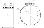 FlexJoiner Clamp, Ø=132 / L=75 mm, ALU