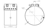 FlexJoiner Clamp, Ø=110 / L=75, INOX