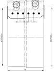 FlexFit Clamp, Ø=120-125 / L=75 mm, ALU