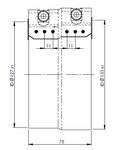 FlexFit Clamp, Ø=127-131 / L=75 mm, ALU
